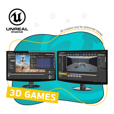 Unreal Engine 4. Игровой движок - КИБЕРшкола программирования для детей, компьютерные курсы для школьников, начинающих и подростков - KIBERone г. Аксай