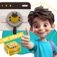 Тестирование & Vibe Debug. Охотники за багами - КИБЕРшкола программирования для детей, компьютерные курсы для школьников, начинающих и подростков - KIBERone г. Аксай