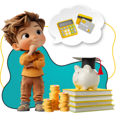 Финансовый интеллект вместе KIBERone - КИБЕРшкола программирования для детей, компьютерные курсы для школьников, начинающих и подростков - KIBERone г. Аксай