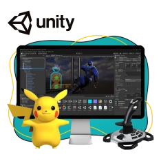 Мир игр на Unity 2D на популярном движке + AI-помощники - КИБЕРшкола программирования для детей, компьютерные курсы для школьников, начинающих и подростков - KIBERone г. Аксай