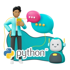 Умный чат-бот на Python на Telegram - КИБЕРшкола программирования для детей, компьютерные курсы для школьников, начинающих и подростков - KIBERone г. Аксай