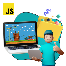 Программирование на JavaScript. Учимся создавать игры! - КИБЕРшкола программирования для детей, компьютерные курсы для школьников, начинающих и подростков - KIBERone г. Аксай