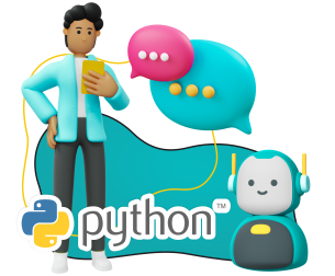 Умный чат-бот на Python - Школа программирования для детей, компьютерные курсы для школьников, начинающих и подростков - KIBERone г. Аксай