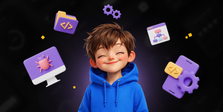 Идеальный сайт с нуля: код, дизайн и AI-помощник - КИБЕРшкола программирования для детей, компьютерные курсы для школьников, начинающих и подростков - KIBERone г. Аксай